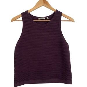 Babaton Alrik Knit Top Plum Size XS